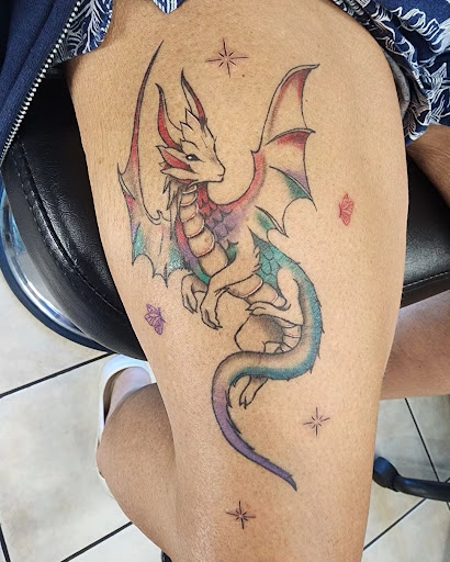 Explore small horror tattoo ideas, creative tattoo ideas in Eugene, available at High Priestess Piercing & Tattoo