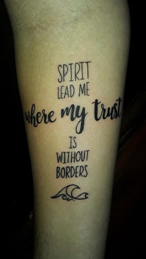 Explore cosmetology tattoo ideas, creative tattoo ideas in Aledo, available at Elevated Tattoo & Piercing