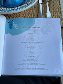 Menu du Les Jardins de Sidi Bou Saïd à Toulon