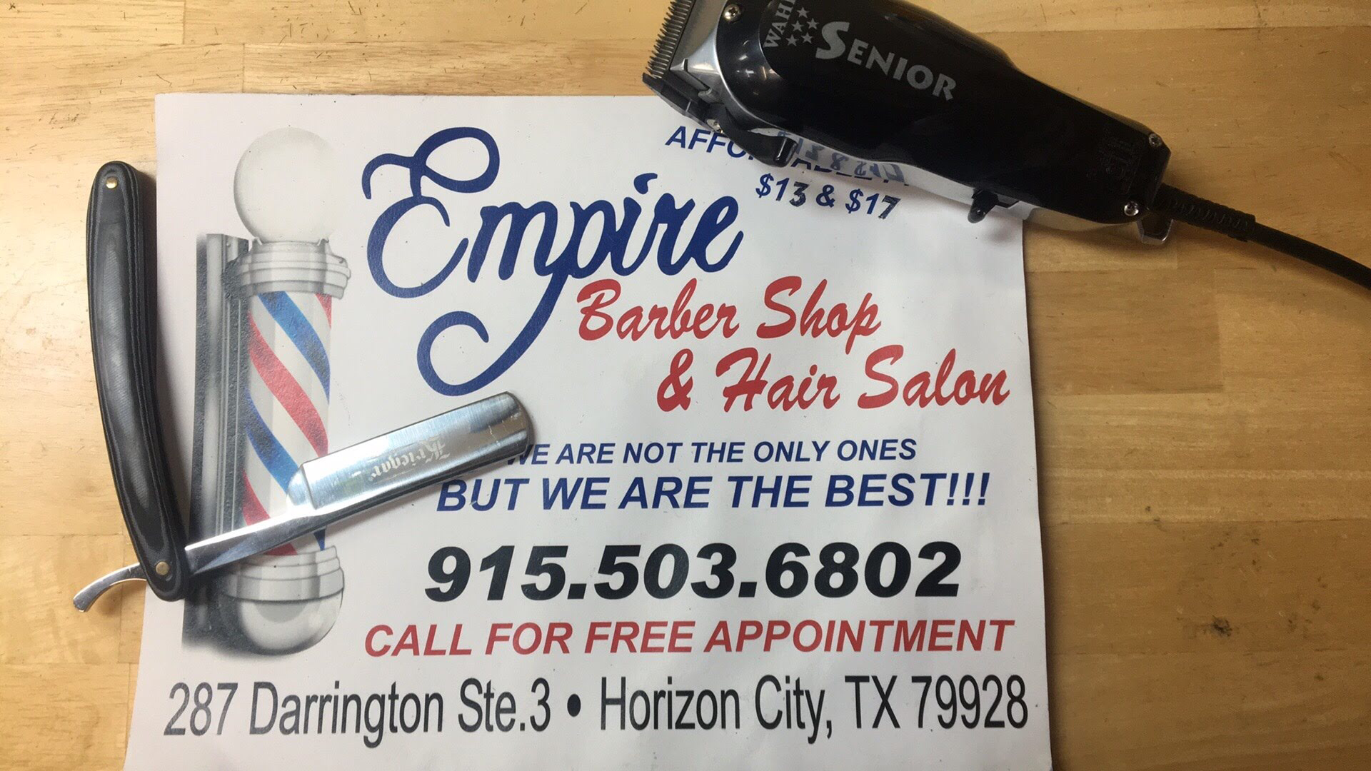 Empire barber shop hair salon