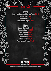 975 Industrial Bistrot à Massafra carte