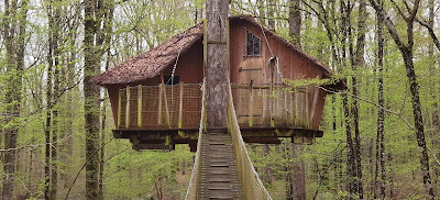 Les cabanes du lac du der à Giffaumont-Champaubert
