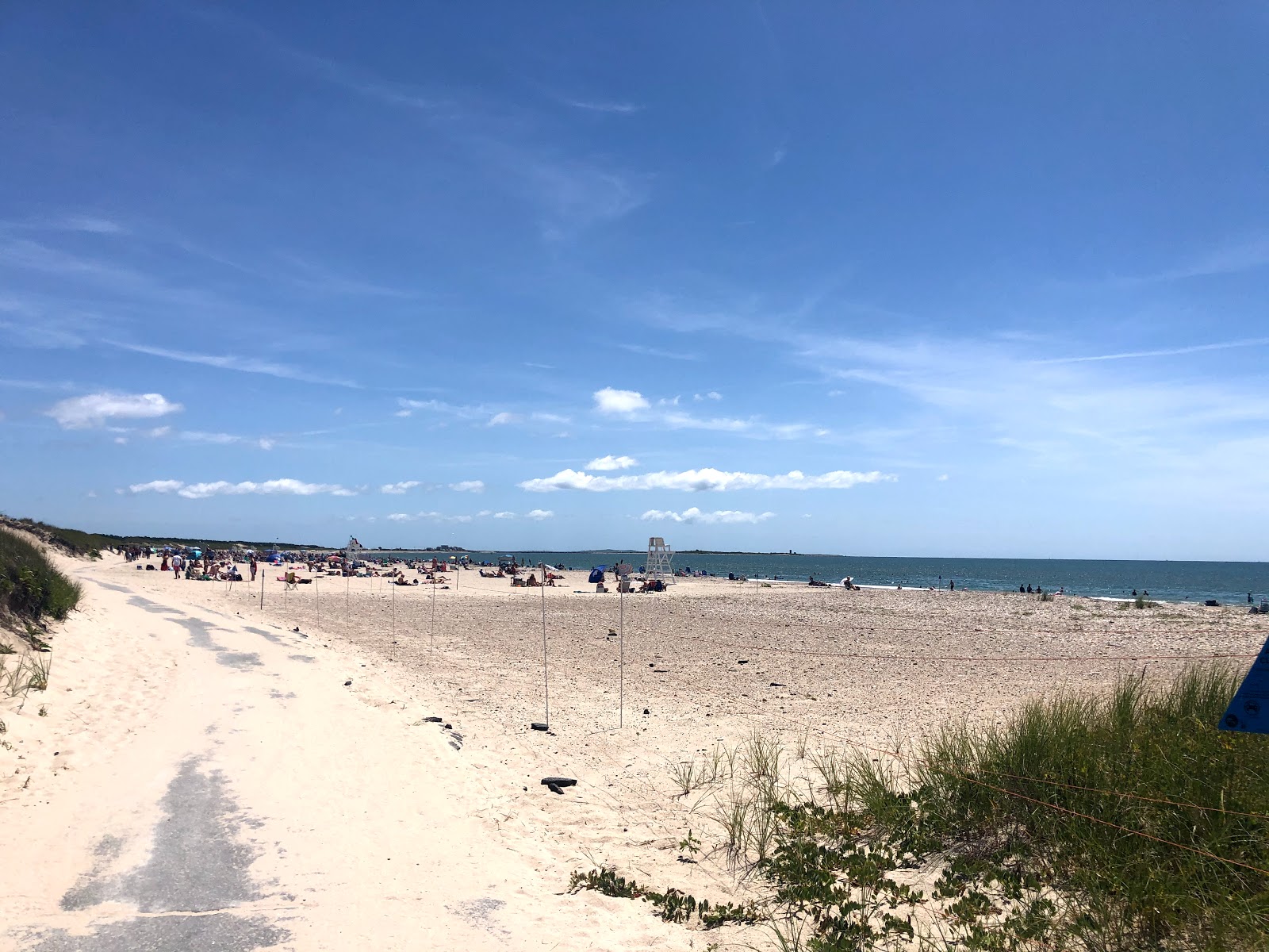 Foto von Horseneck Beach II mit langer gerader strand