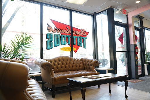 Explore salem tattoo ideas, creative tattoo ideas in Arlington, available at Benchmark Tattoos