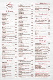 Menu du Pizzeria il Mattarello à Morgano