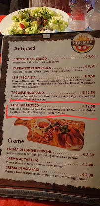 Menu du Braciami - Ristorante Pizzeria Braceria à Salerno