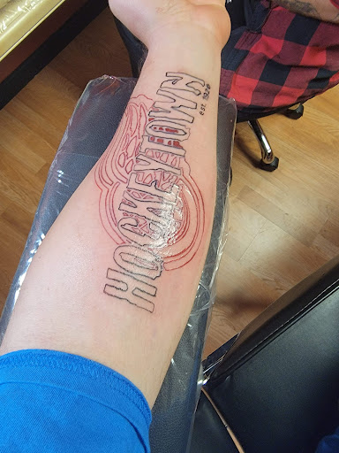 Explore fine line tattoo ideas for guys, creative tattoo ideas in Flat Rock, available at New Skool Tattoos