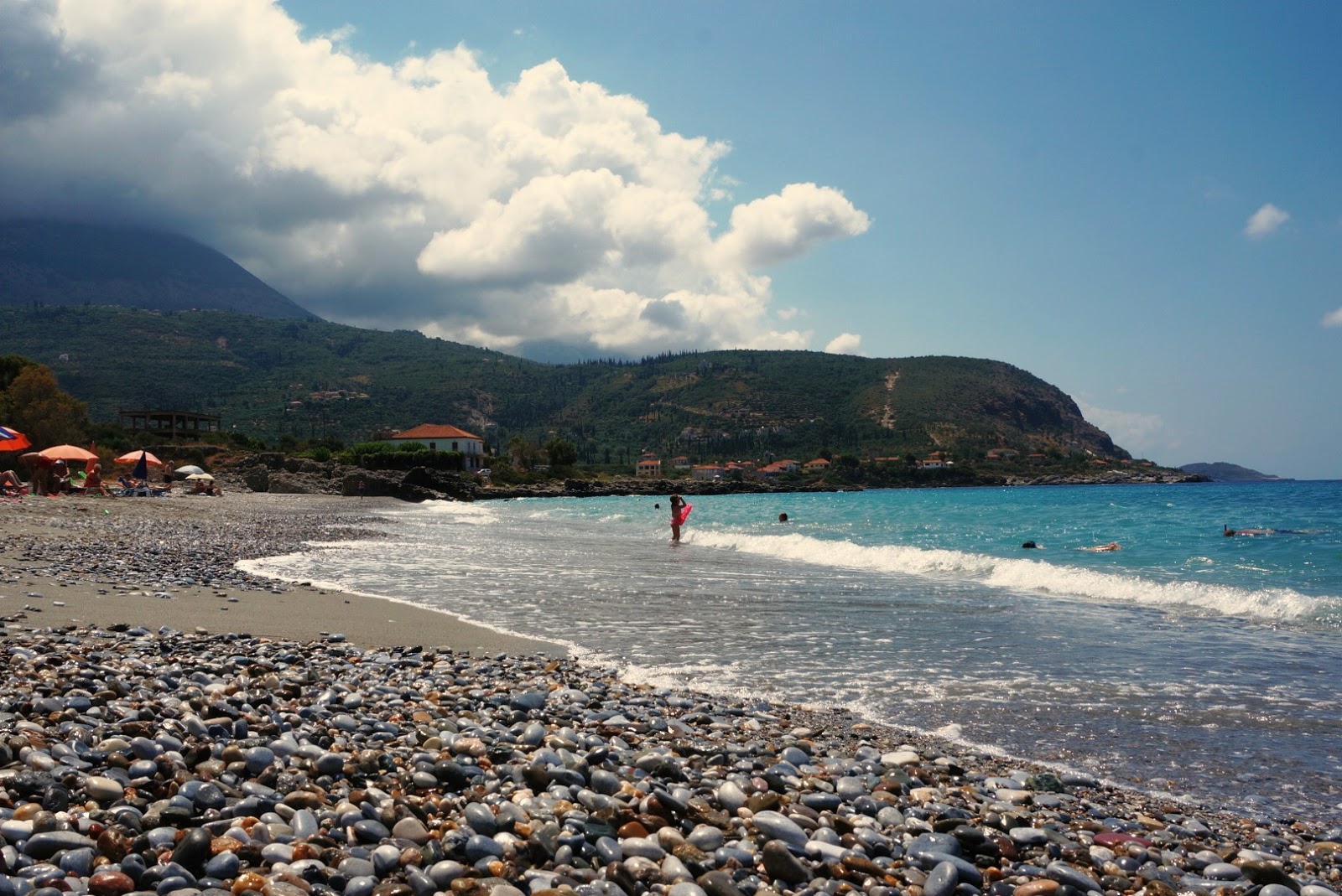 Photo de Pantazi beach avec l'eau cristalline de surface