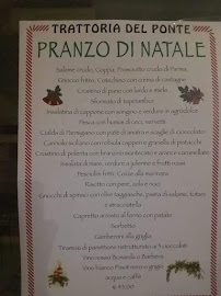 Restaurant Trattoria del Ponte à Calvignasco (la carte)