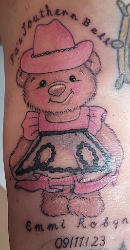 Explore calf tattoo ideas for women, creative tattoo ideas in Dunn, available at Heart and Hammer Tattoo Co.