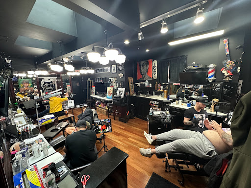 Explore bastet tattoo ideas, creative tattoo ideas in Boston, available at Boston Barber & Tattoo Co.