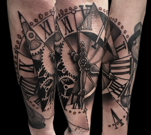 Explore area code tattoo ideas, creative tattoo ideas in Nashville, available at Mel Lockett Tattoos