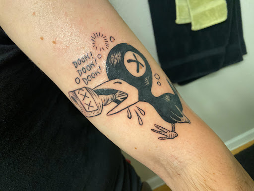 Explore paladin tattoo ideas, creative tattoo ideas in Denver, available at Disruptive Ink Tattoos