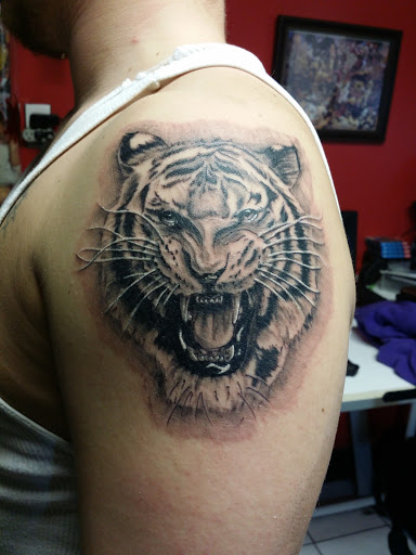 Explore til death tattoo ideas, creative tattoo ideas in Foley, available at Black Sheep Custom Tattoos and Piercings