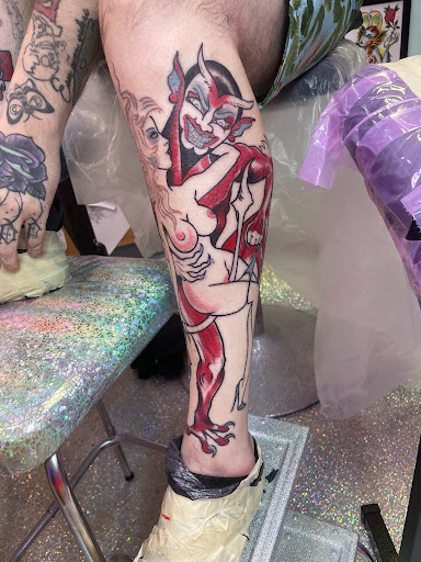 Explore tattoo easy ideas, creative tattoo ideas in Houston, available at The Neon Jackal Tattoo