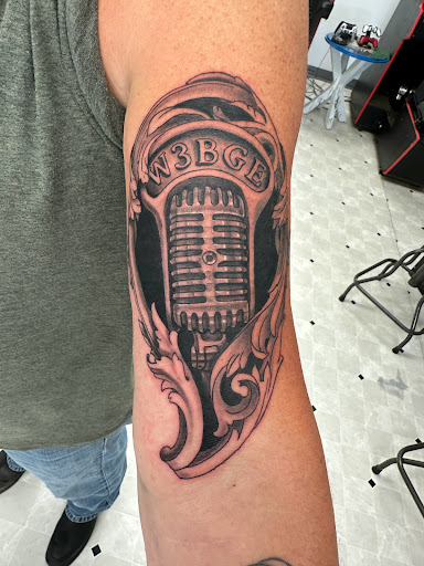 Explore crime scene tattoo ideas, creative tattoo ideas in Orland, available at K1LL3R ARTW0RK