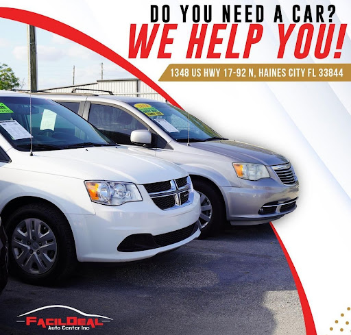 Used Car Dealer «FacilDeal Auto Center», reviews and photos, 1348 US-17, Haines City, FL 33844, USA
