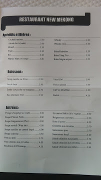 Restaurant RESTAURANT NEM MEKONG à Talence (le menu)