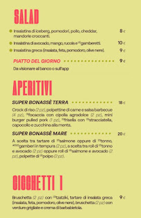 Menu du Bonassè - Fusion alla pugliese à Torre a Mare