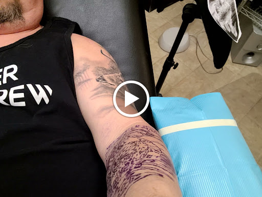 Explore tattoo arm sleeve ideas woman, creative tattoo ideas in Shelbyville, available at Redline Studio Custom Tattoo