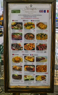 Mengos à Porto menu
