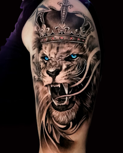 Explore patchy tattoo ideas, creative tattoo ideas in Hialeah, available at Ink Demons