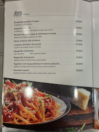 Menu / carte de LA PICCOLA SICILIA à Saint-Pierre-en-Faucigny