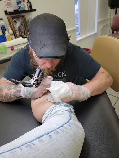 Explore 1 2 sleeve tattoo ideas, creative tattoo ideas in Daytona Beach, available at Studio 21 Tattoo & Piercings Daytona Beach
