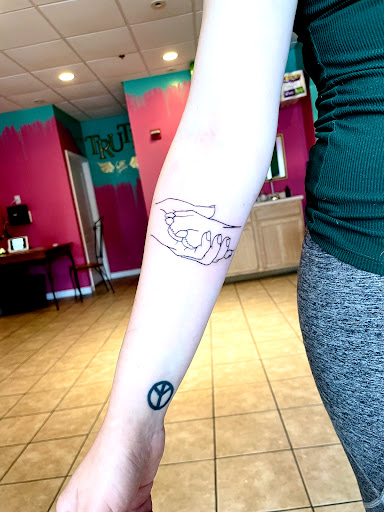 Explore dog name tattoo ideas, creative tattoo ideas in Berwick, available at Truth Custom Tattoo, Design & Gallery