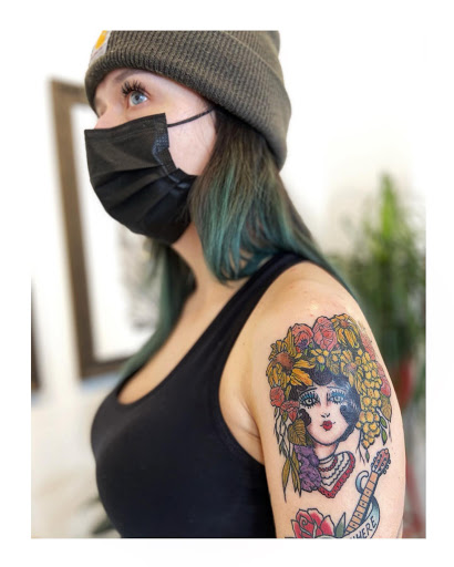 Explore june birth flower tattoo ideas, creative tattoo ideas in Moline, available at ARTIST AIMEE TATTOOS - AF Tattoo Studio