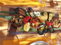 Plats et boissons du Restaurant de fruits de mer Mas Blais coquillages à Loupian - n°9