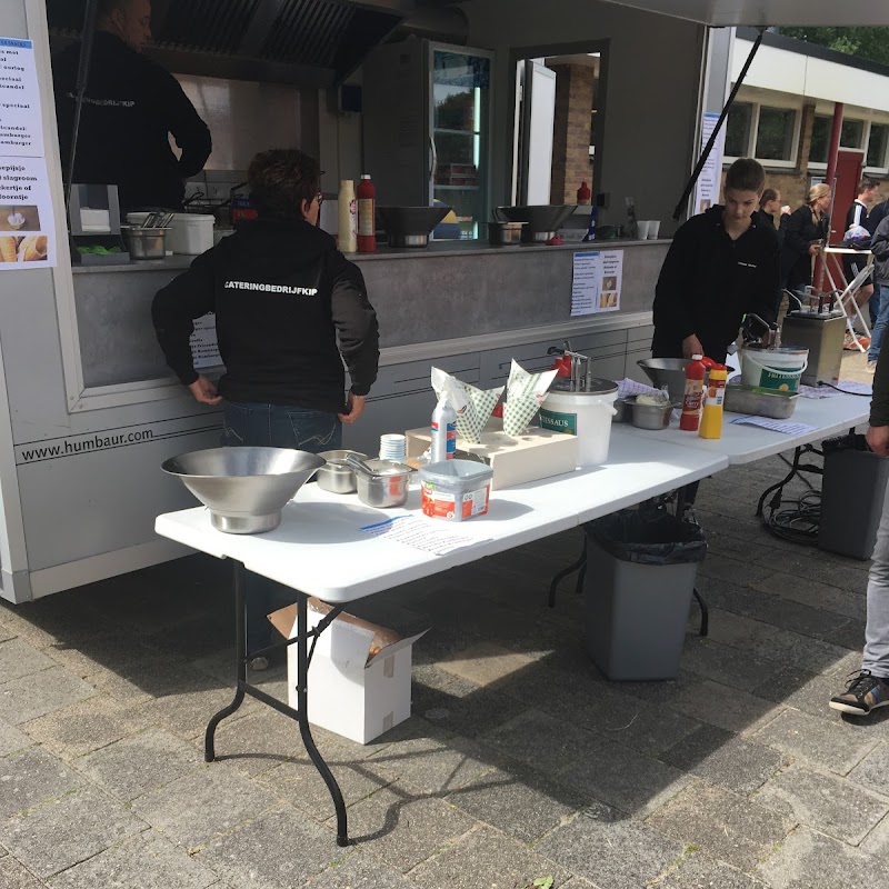 Cateringbedrijf Kip Mobiele Frietkraam Snackwagen Mobiel, Frietwagen Op Locatie