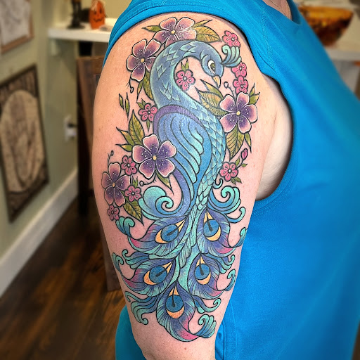 Explore brain cancer tattoo ideas, creative tattoo ideas in Charles Town, available at Blue Heron Tattoo