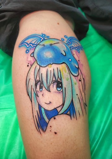 Explore slot machine tattoo ideas, creative tattoo ideas in Benton, available at Spectrum Tattoo