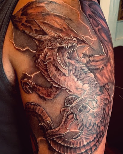 Explore women's arm tattoo ideas, creative tattoo ideas in Honolulu, available at Aloha Tattoo Waikiki Hilton Hawaiian Village Rainbow Bazaar