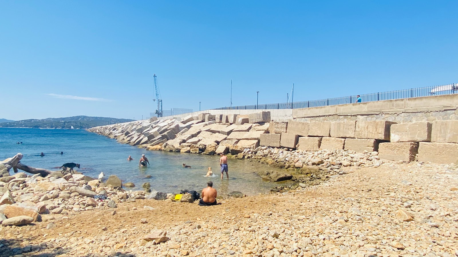 Fotografie cu Playa Pere Grau zonele de facilități