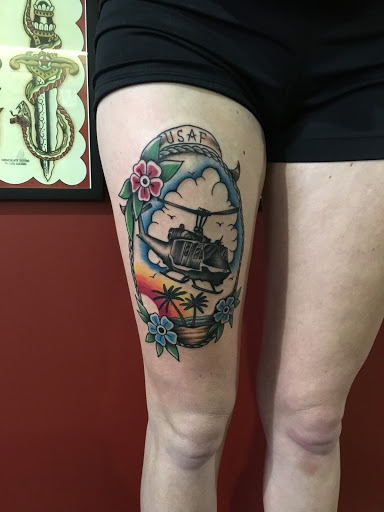 Explore tattoo ideas behind the ear, creative tattoo ideas in Kingsford, available at Deft Tattoo Studio