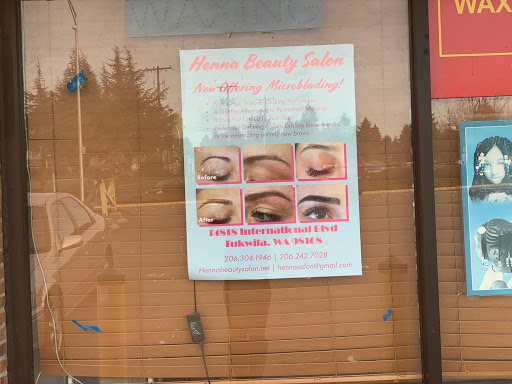 Beauty Salon «Henna Beauty Salon», reviews and photos, 14818 Tukwila International Blvd, Tukwila, WA 98168, USA