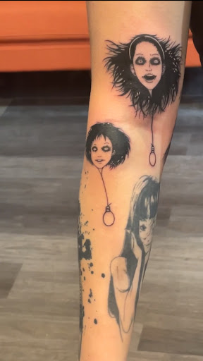 Explore male side tattoo ideas, creative tattoo ideas in Lawrence, available at Black Chapel Tattoo