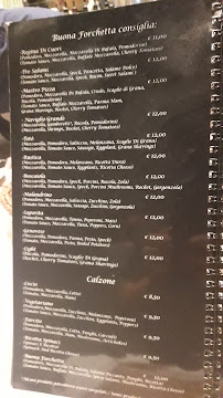Restaurant italien Buona Forchetta à Milan (le menu)