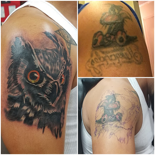 Explore front shoulder tattoo ideas, creative tattoo ideas in Mcallen, available at House of Tattoos
