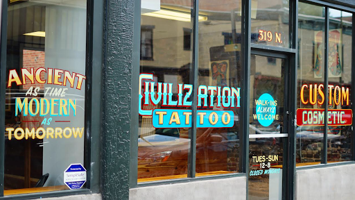 Explore anatomical heart tattoo ideas, creative tattoo ideas in Richmond, available at Civilization Tattoo