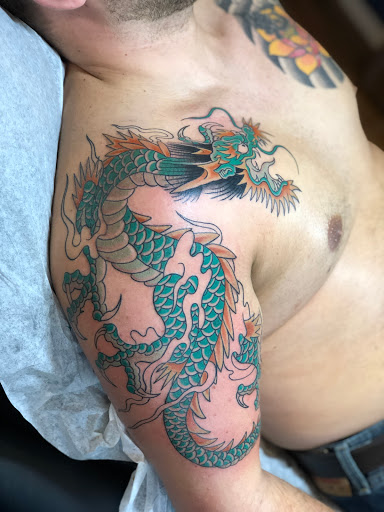 Explore tattoo gun ideas, creative tattoo ideas in Warrenville, available at NoodlesTattoo Co. & Studio