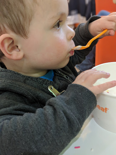 Frozen Yogurt Shop «Orange Leaf Frozen Yogurt», reviews and photos, 160 Creekside Way #502, New Braunfels, TX 78130, USA