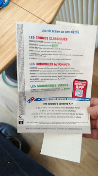 Menu du Domino's Pizza Levallois-Perret à Levallois-Perret