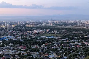 Panorama view to Bishkek. Chon Aryk mountain image