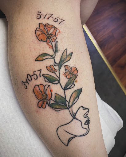 Explore neck name tattoo ideas, creative tattoo ideas in Connellsville, available at Sugar Hill Tattoo Studio