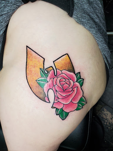 Explore slot machine tattoo ideas, creative tattoo ideas in Newport, available at Mutiny Tattoo Co. LLC