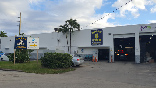 Auto Repair Shop «Five Star Frame & Alignment, Inc. DBA 5 Star Alignment & Auto Repair», reviews and photos, 2664 NE 189th St, Miami, FL 33180, USA