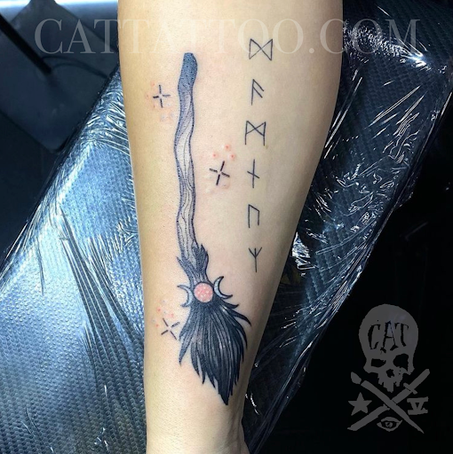 Explore soul tattoo ideas, creative tattoo ideas in Addison, available at Cat Tattoo